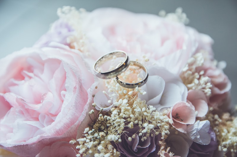 Bridal entrance decoration with flowers